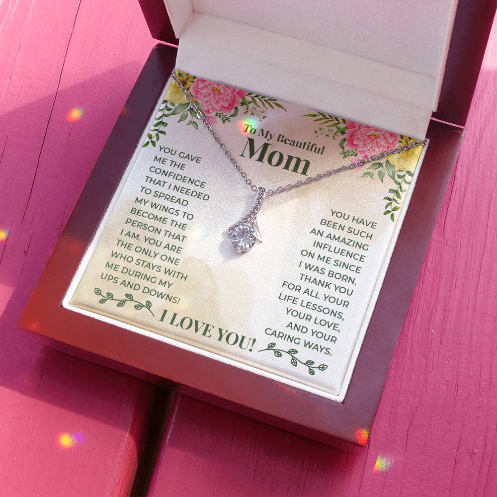 To My Beautiful Mum - Alluring Beauty Necklace