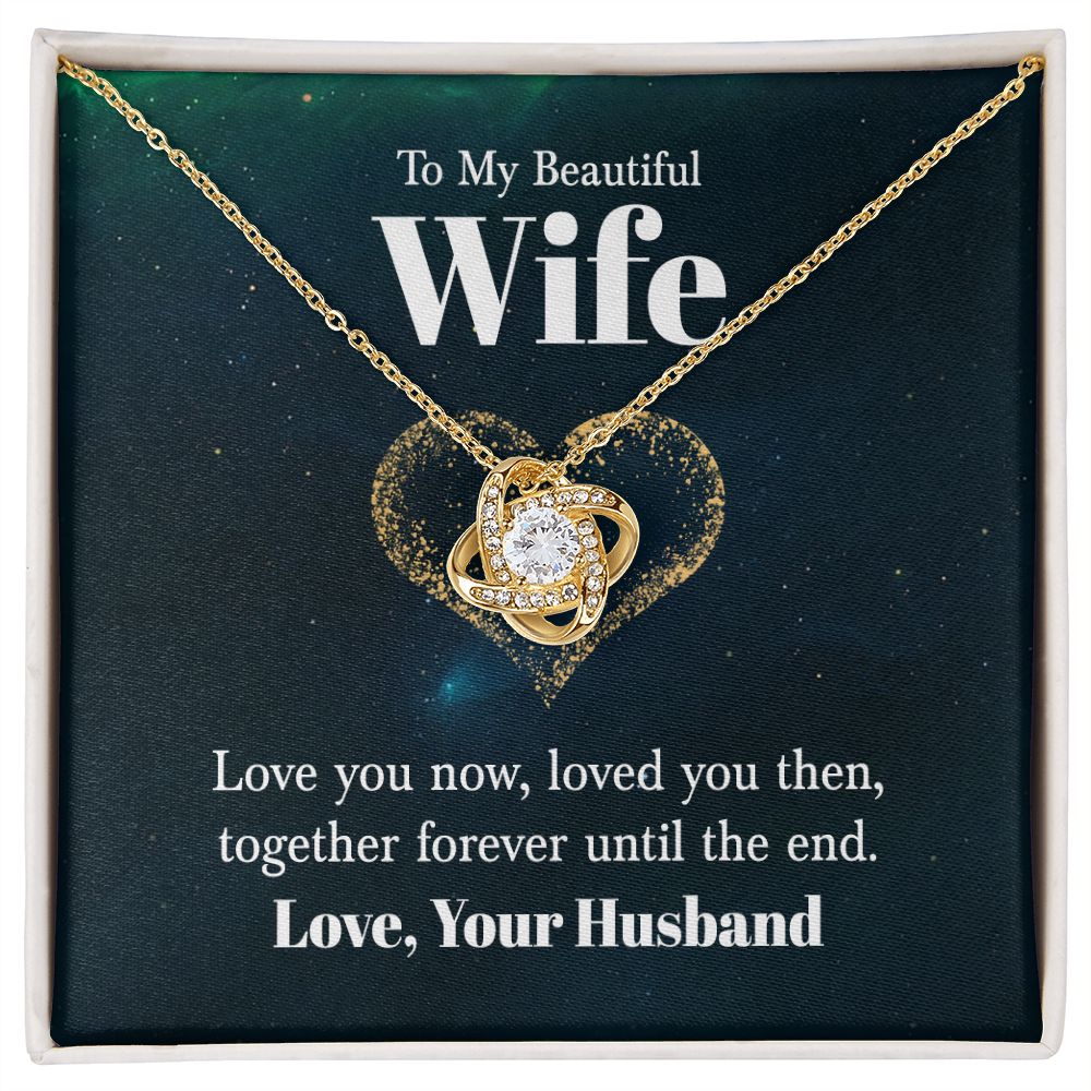 To My Wife - Love Knot Necklace