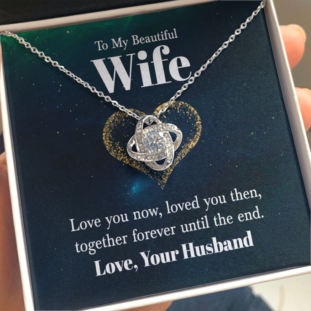 To My Wife - Love Knot Necklace