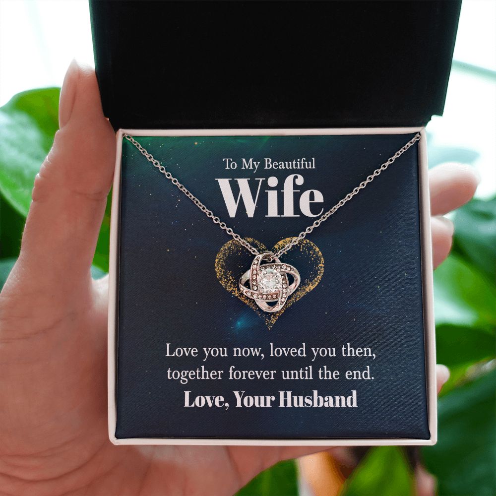 To My Wife - Love Knot Necklace