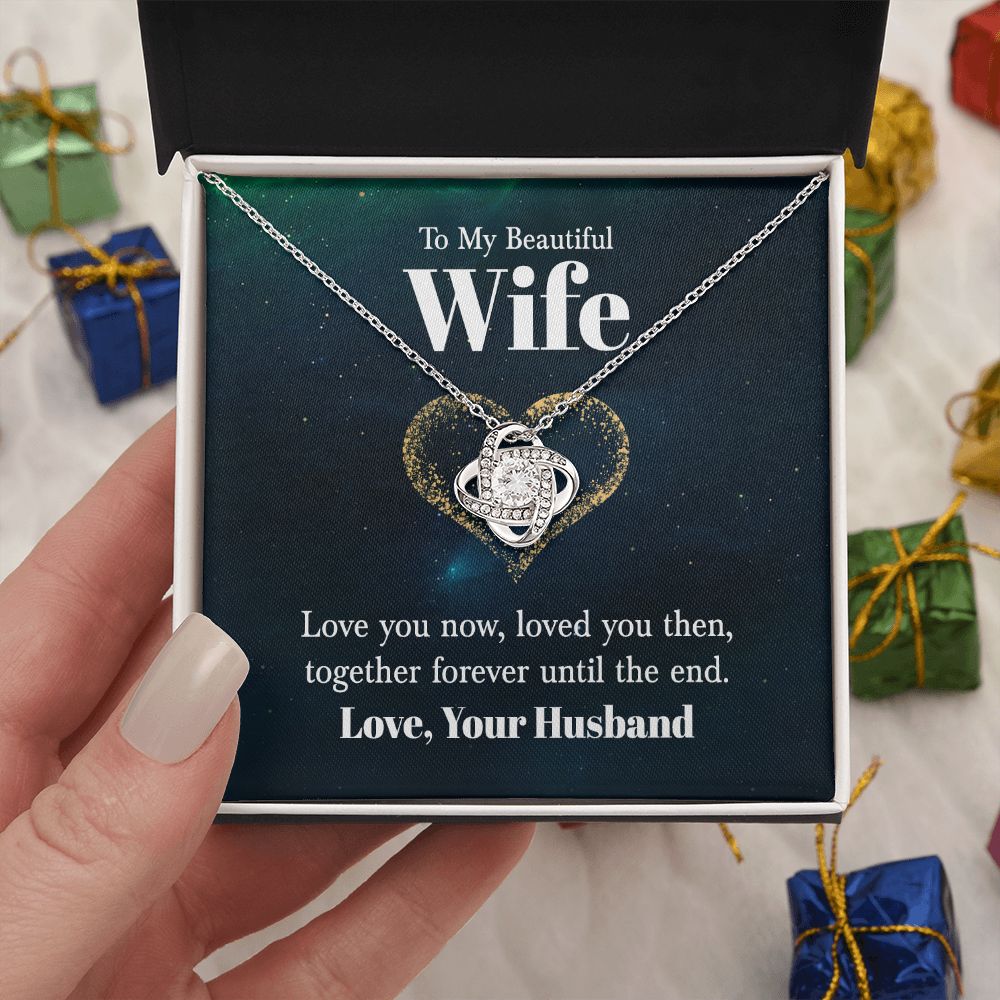 To My Wife - Love Knot Necklace