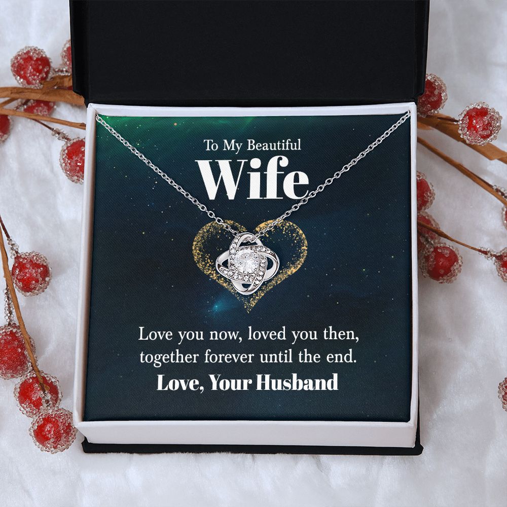To My Wife - Love Knot Necklace