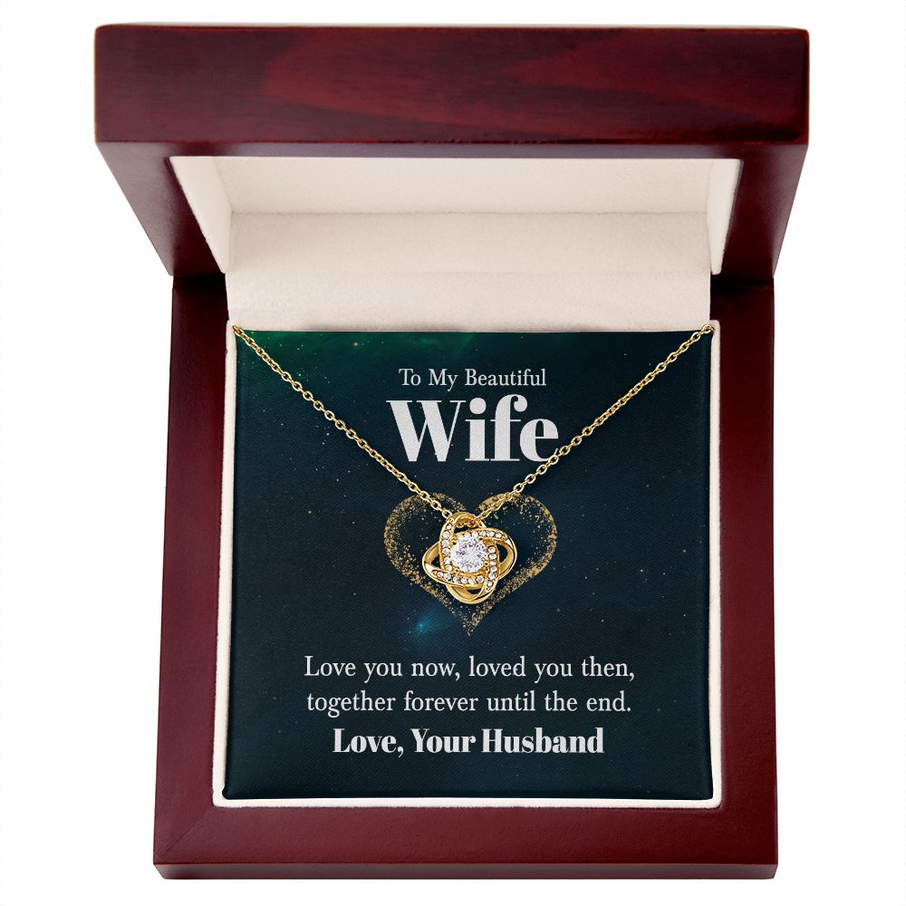 To My Wife - Love Knot Necklace