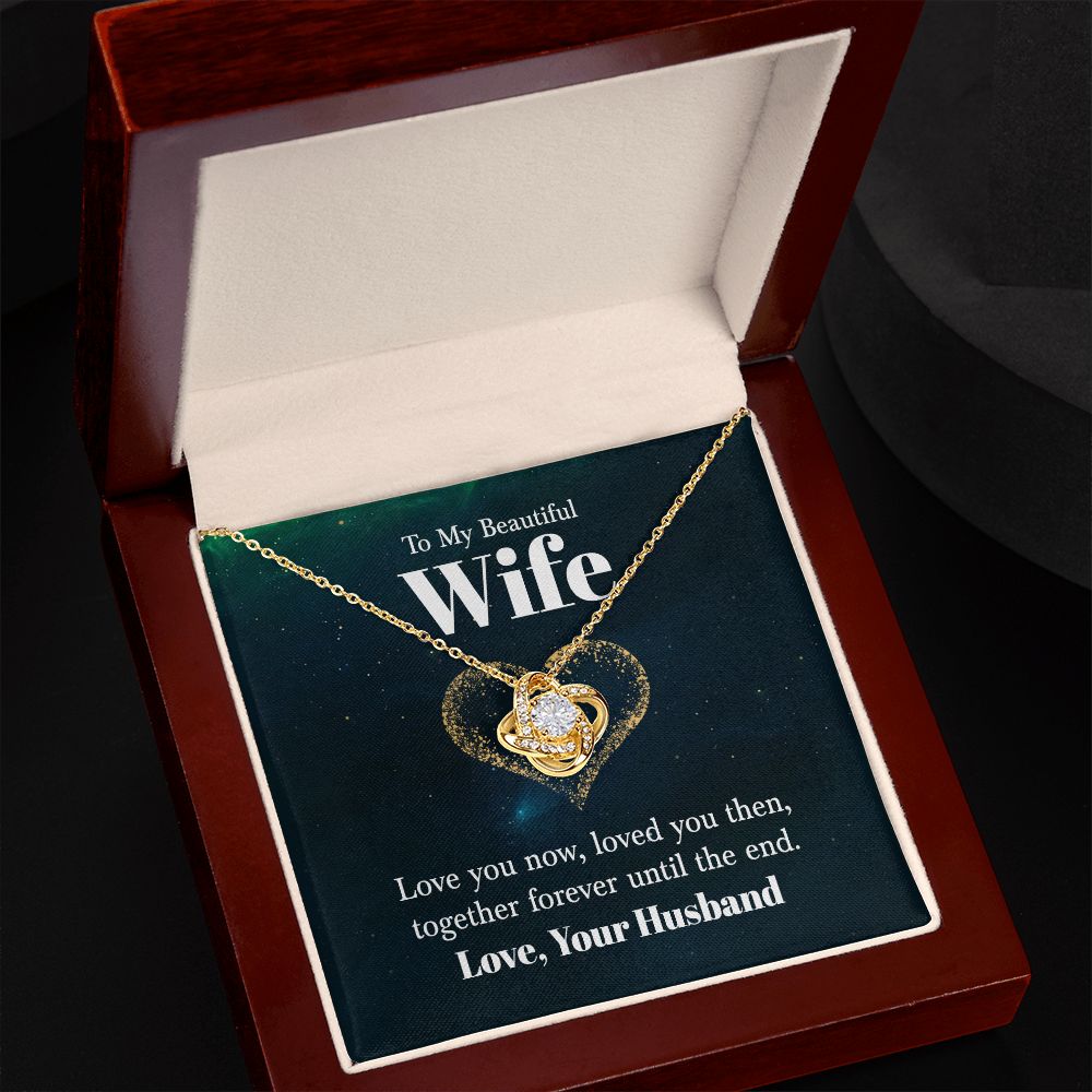 To My Wife - Love Knot Necklace