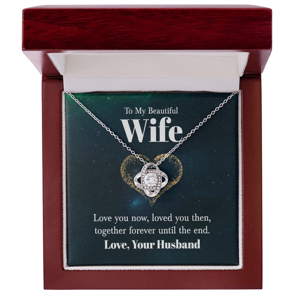 To My Wife - Love Knot Necklace