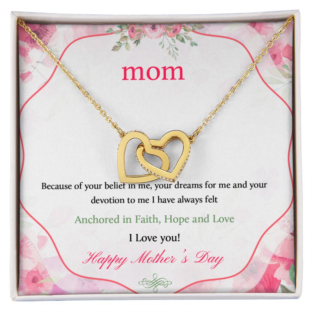 Mother's Day - Interlocking Hearts Necklace