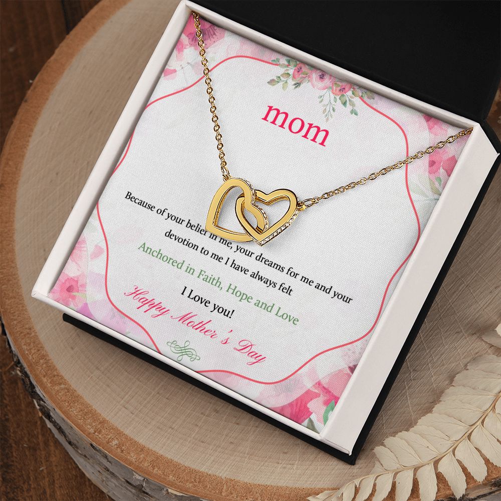 Mother's Day - Interlocking Hearts Necklace