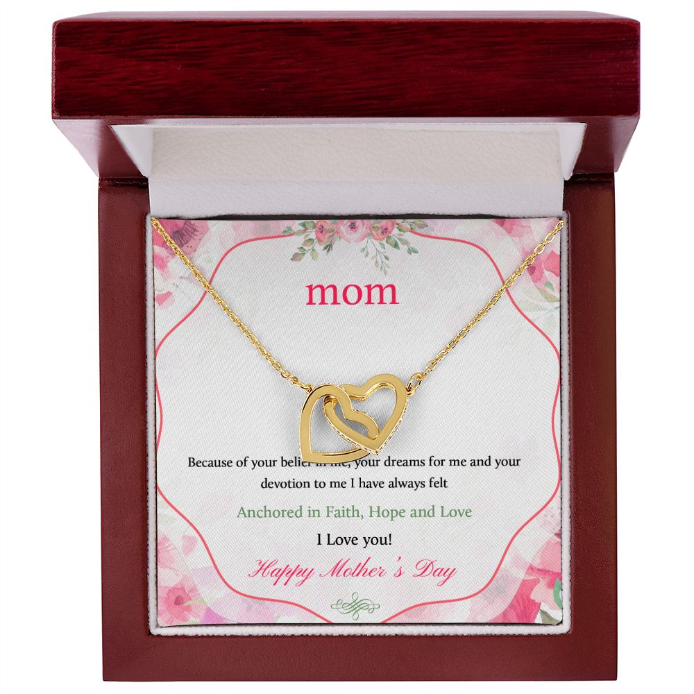 Mother's Day - Interlocking Hearts Necklace