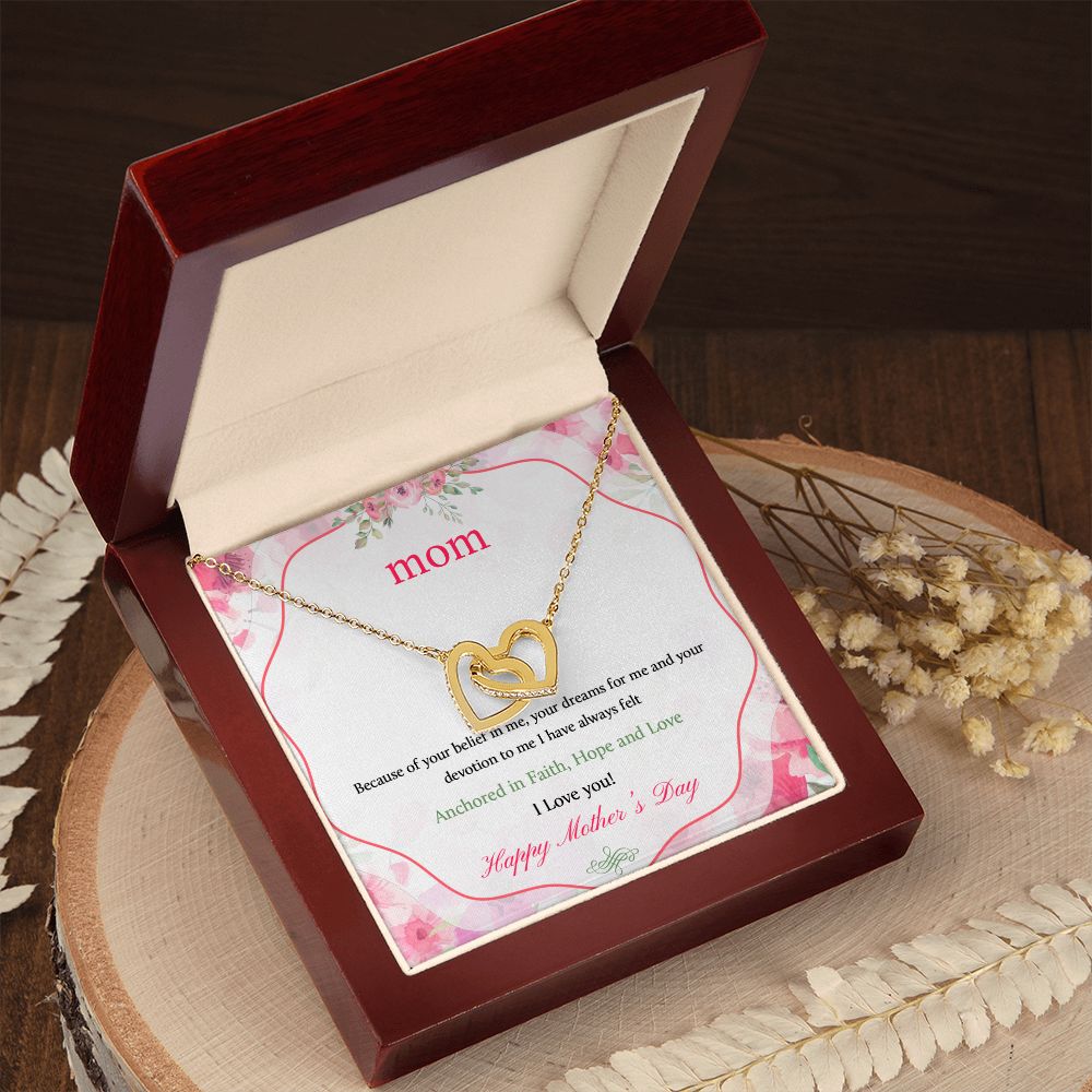 Mother's Day - Interlocking Hearts Necklace