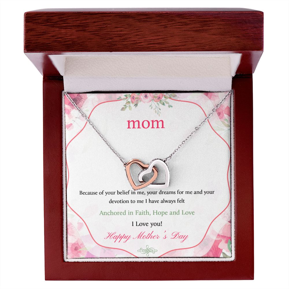 Mother's Day - Interlocking Hearts Necklace