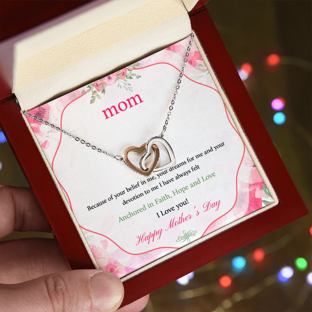 Mother's Day - Interlocking Hearts Necklace