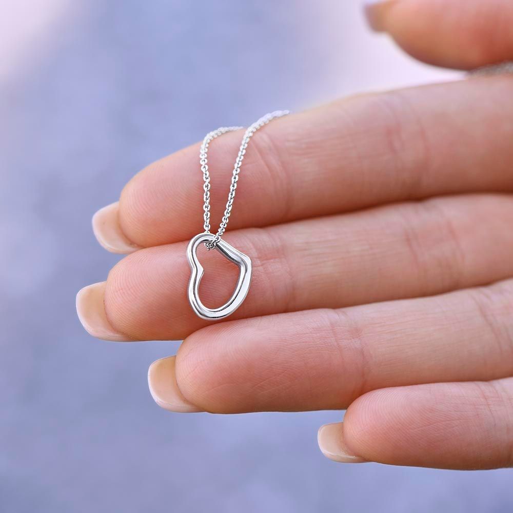 To My Girlfriend - Lovely Heart Necklace
