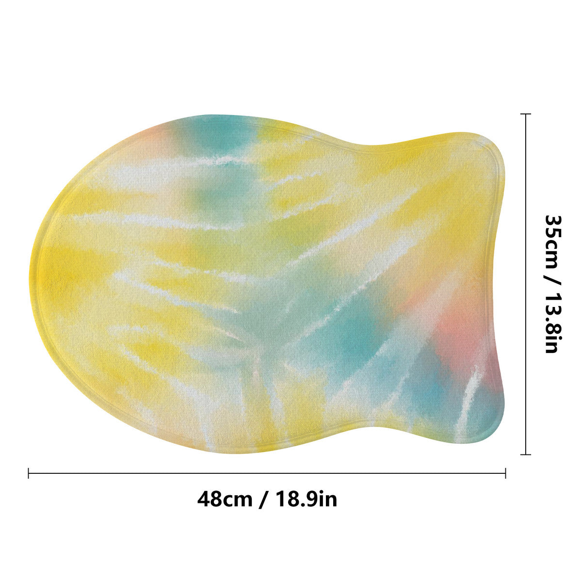 Tie-Dye Cute Paws Pet Rug