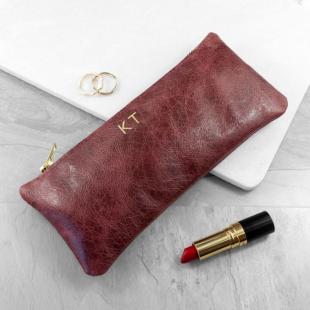 Luxury Slimline Leather Clutch Bag