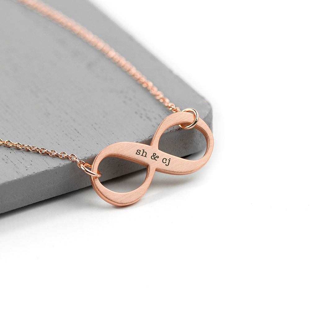 Personalised Infinity Necklace