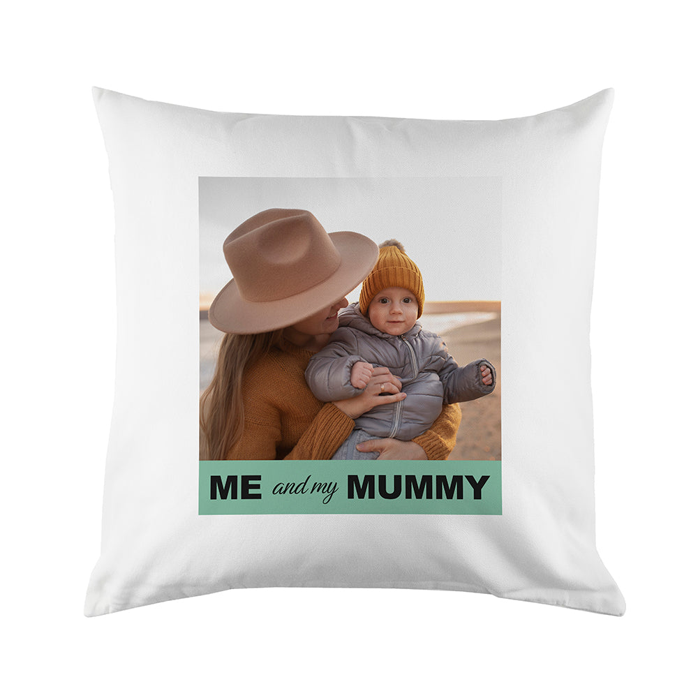Personalised Photo Cushion Cover for Mum