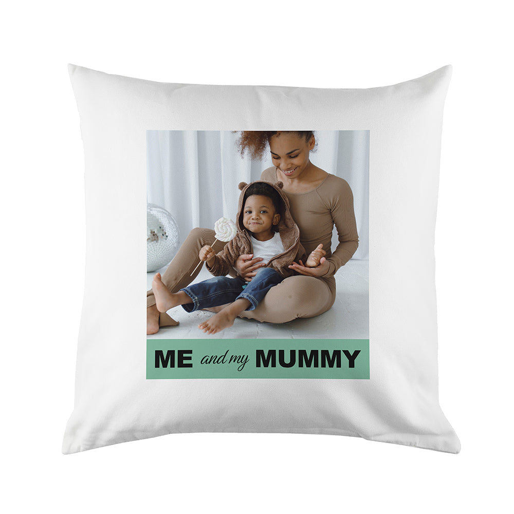 Personalised Photo Cushion Cover for Mum