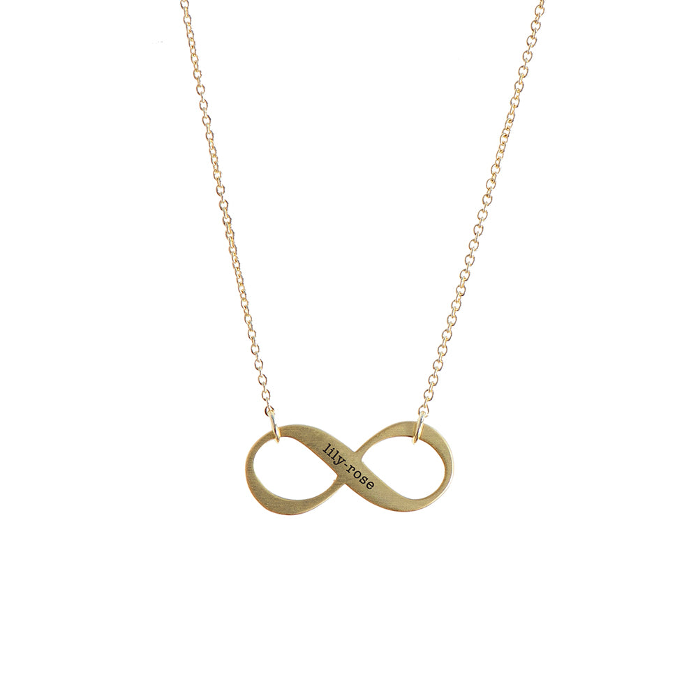 Personalised Infinity Necklace