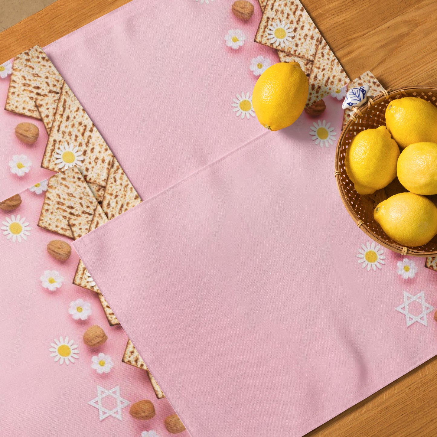 Passover Placemat Set, Pink