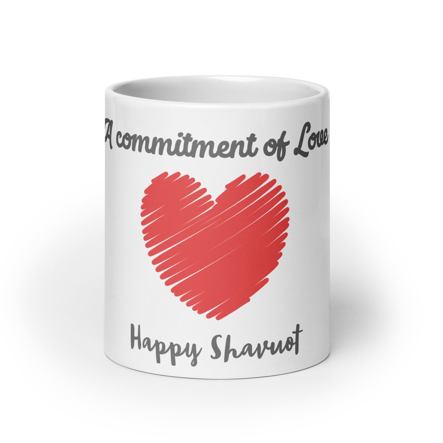 Shavuot - Love White Glossy Mug