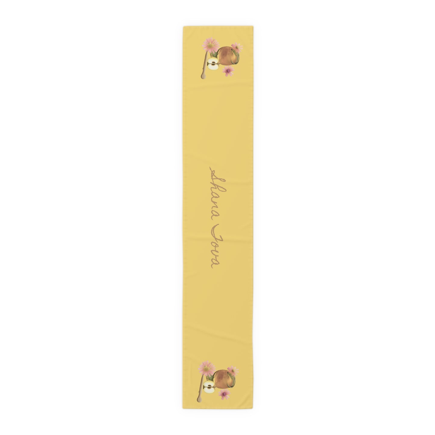 Rosh Hashanah Table Runner - Yellow