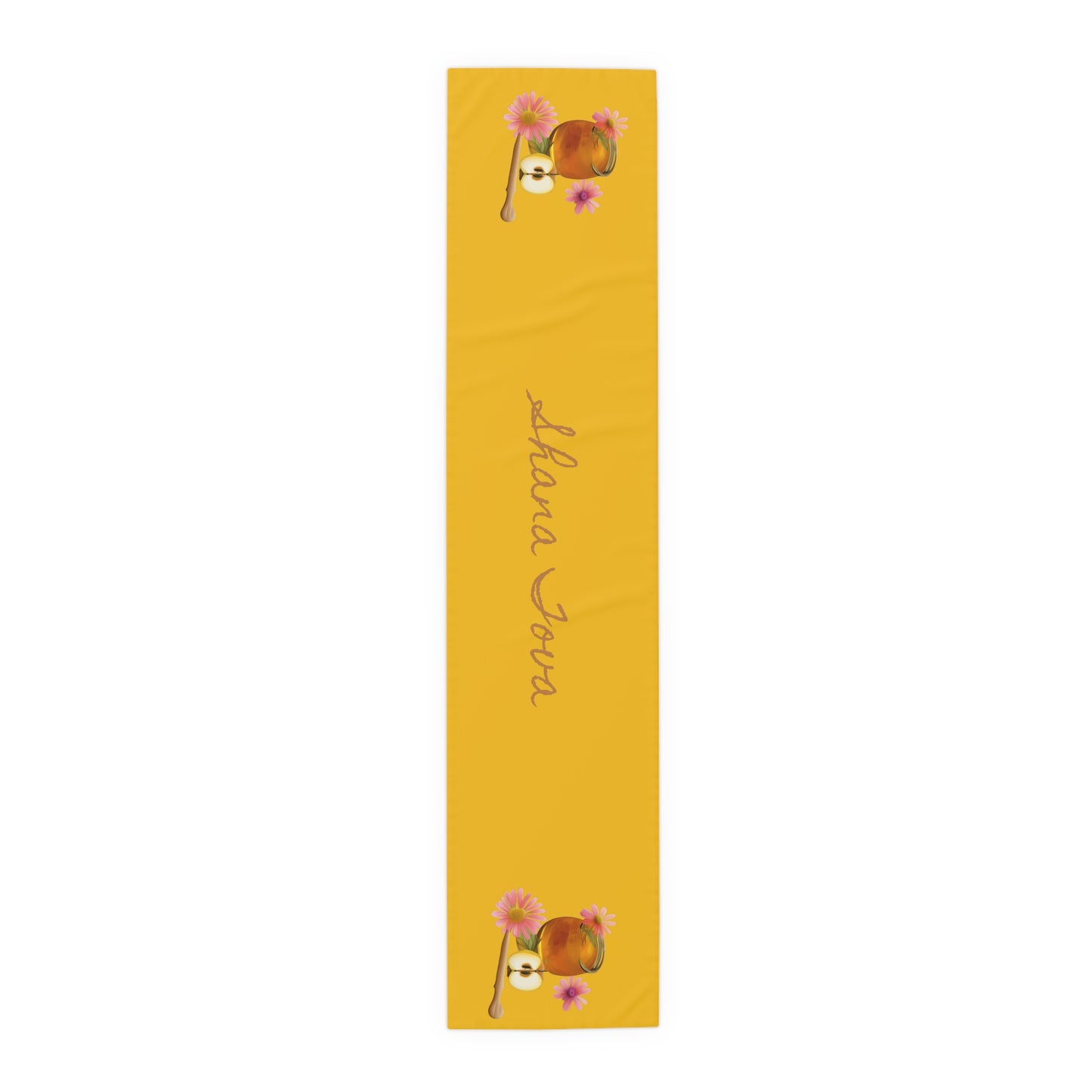 Rosh Hashanah Table Runner - Yellow