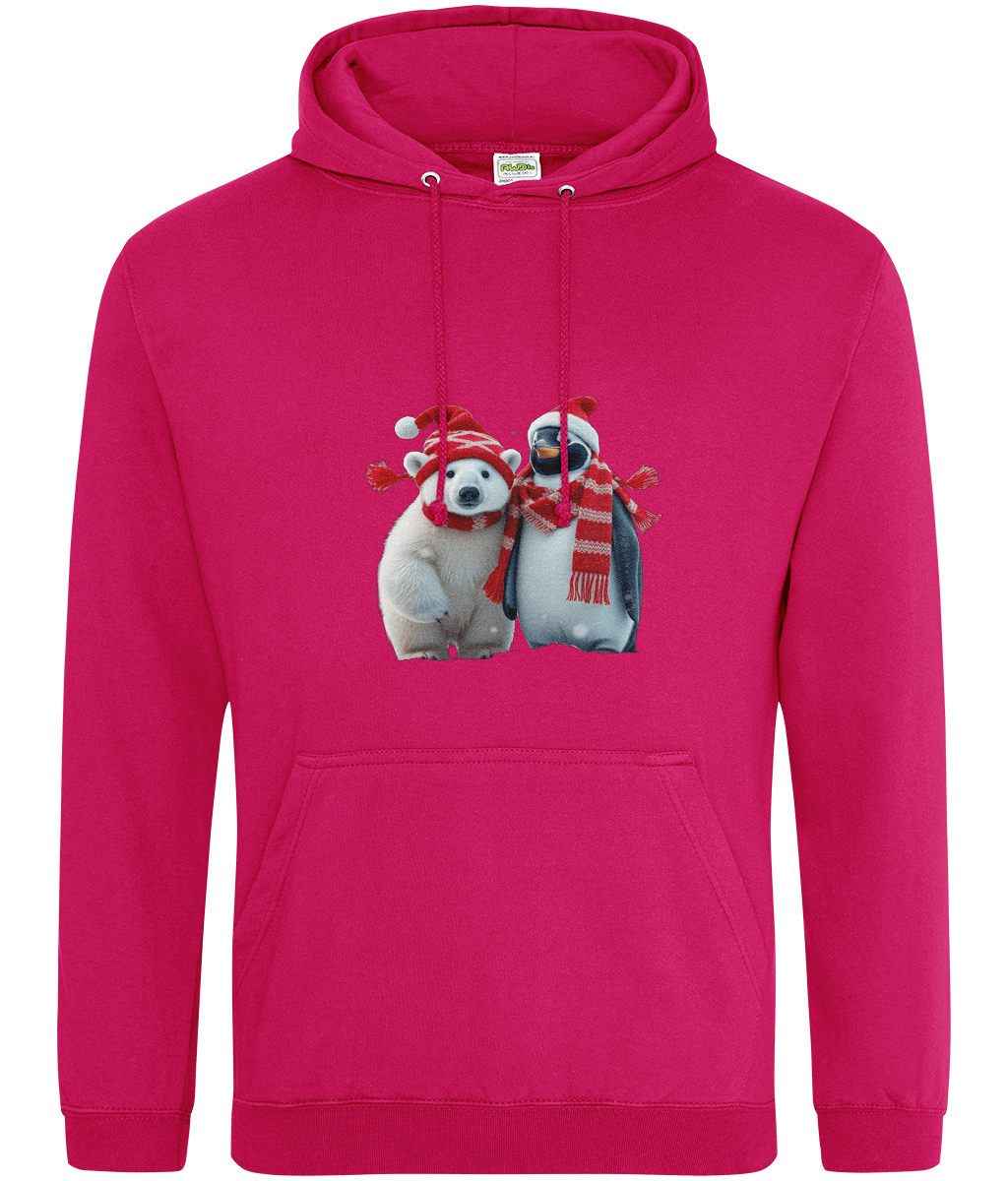 Hoodies Polar Bear & Penguin Winter Holidays