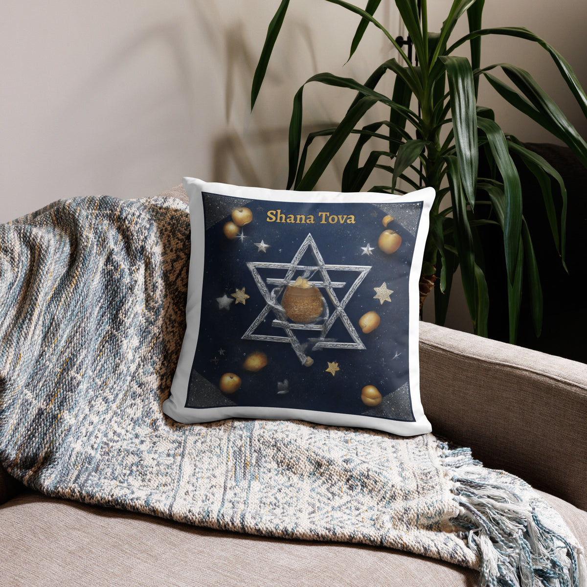 Cushion Cover - Rosh Hashanah Design