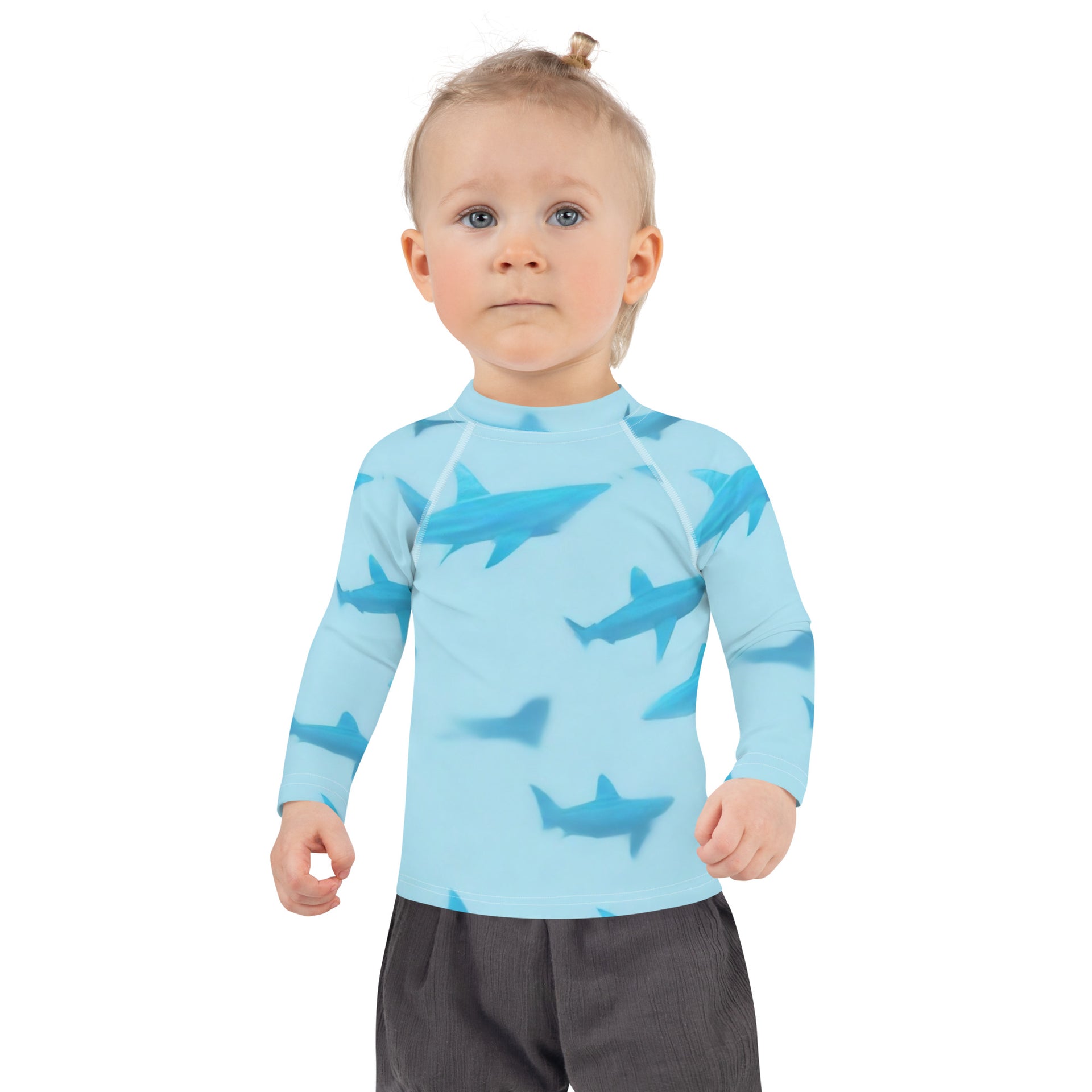 Swimwear Rash Guard Shark Detail T2 7