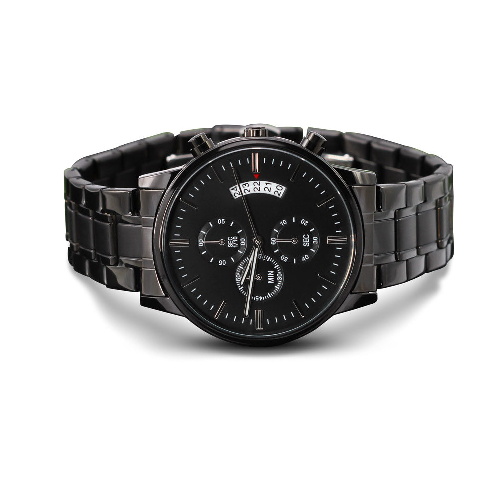 Customisable Engraved Chronograph Watch