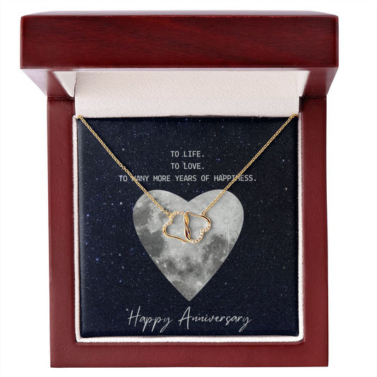 To My Wife - Anniversary Celebrations. Everlasting Love Necklace.