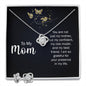 To My Mum - Love Knot Necklace and Earring Set