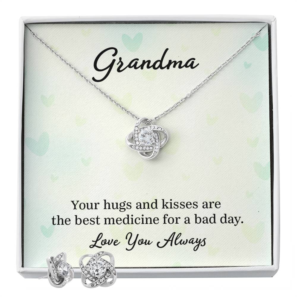 To Grandma Love Knot Necklace