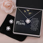 To My Mum - Love Knot Necklace and Earring Set