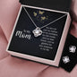 To My Mum - Love Knot Necklace and Earring Set