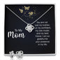 To My Mum - Love Knot Necklace and Earring Set