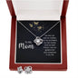 To My Mum - Love Knot Necklace and Earring Set