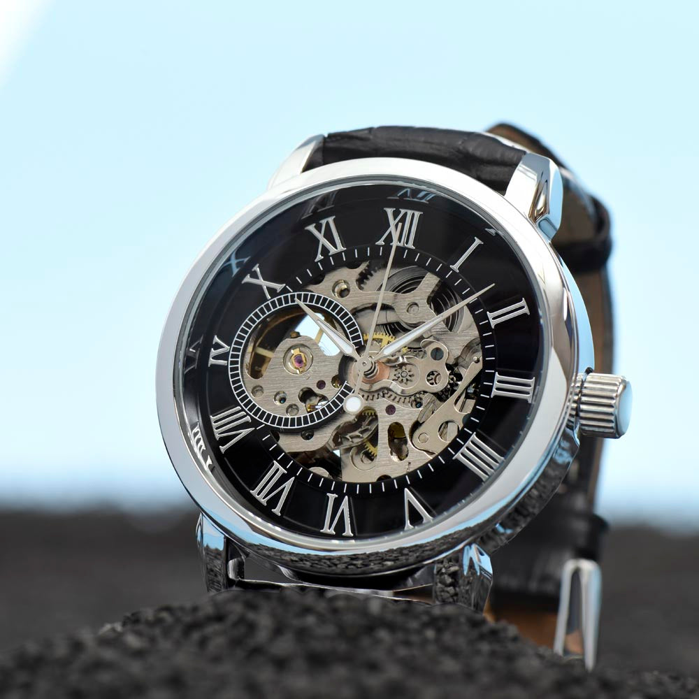 To My Husband - Men's Openwork Watch