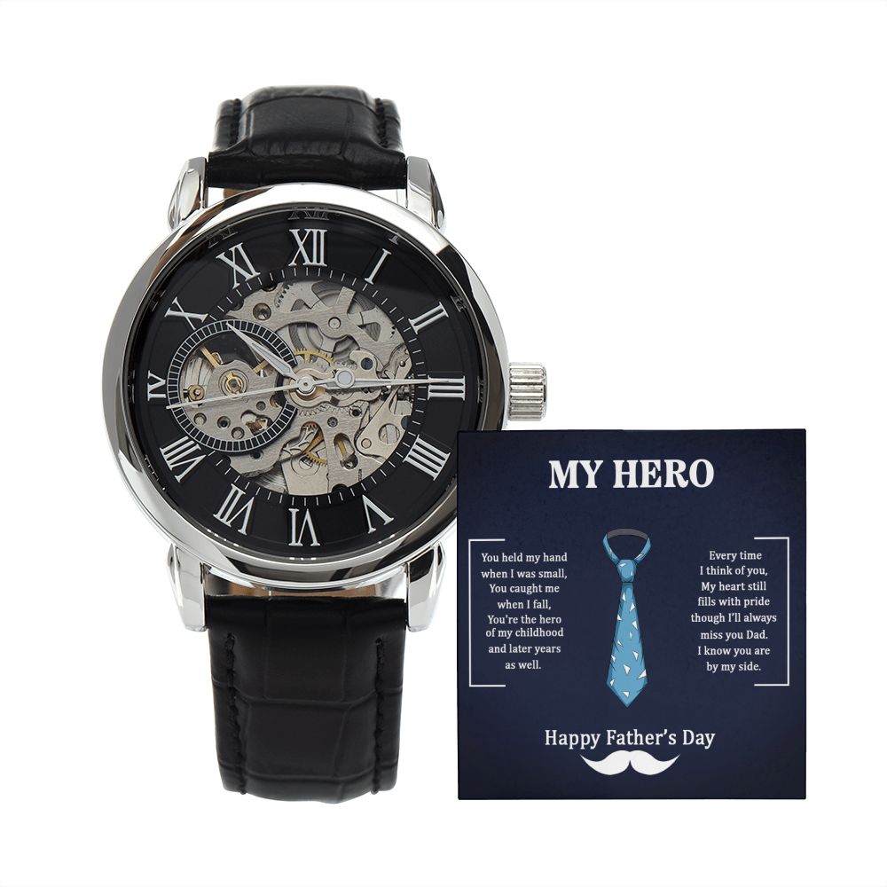 To Dad My Hero Stylish Watch