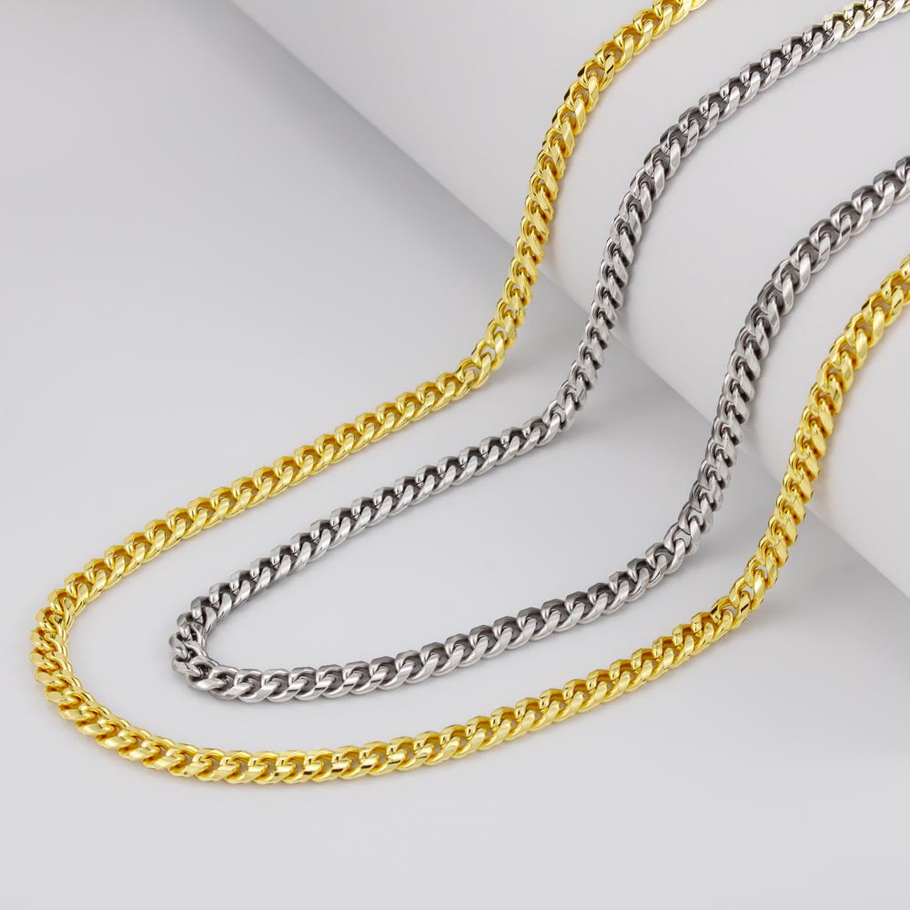 Cuban Link Chain To My Grandson