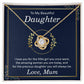 To My Beautiful Daughter - Love Know Necklace