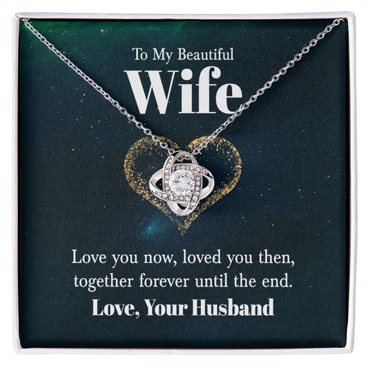 To My Wife - Love Knot Necklace