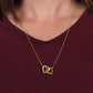 Daughter - Interlocking Hearts Necklace