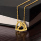 Daughter - Interlocking Hearts Necklace