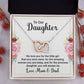 Daughter - Interlocking Hearts Necklace