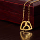 Daughter - Interlocking Hearts Necklace