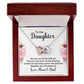 Daughter - Interlocking Hearts Necklace