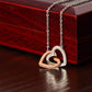 Daughter - Interlocking Hearts Necklace