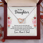 Daughter - Interlocking Hearts Necklace
