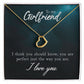 To My Girlfriend - Lovely Heart Necklace